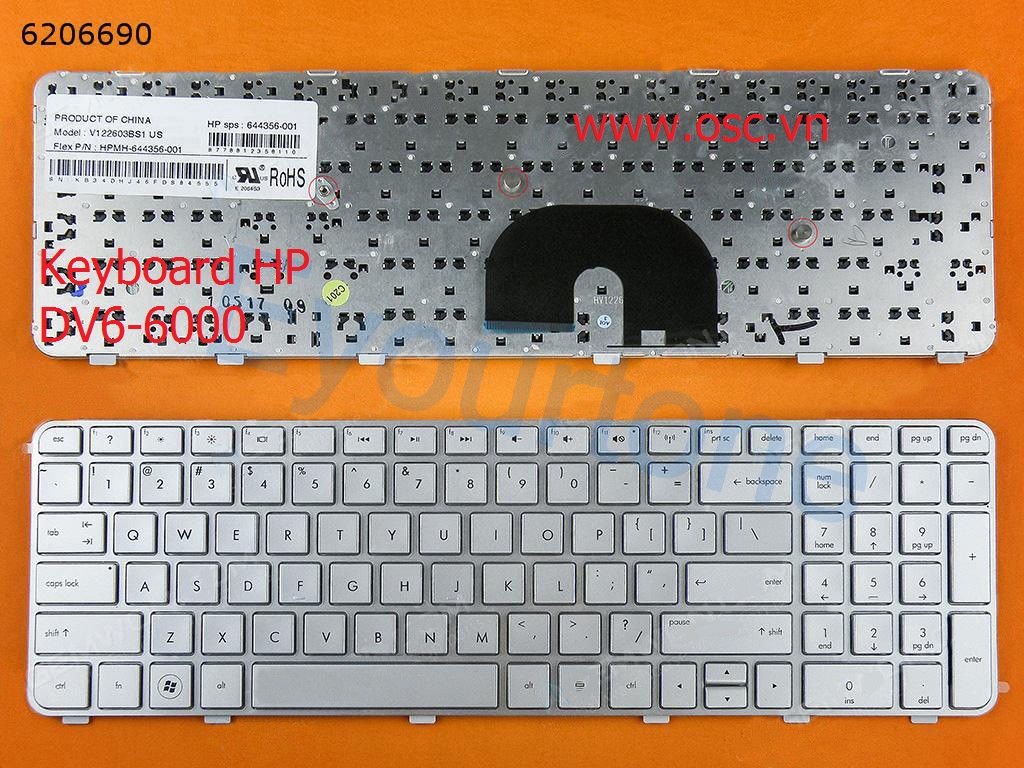 Keyboard HP Pavilion DV6-6100